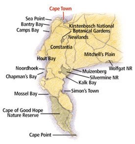 Cape Town Map