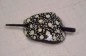 Horn Hair Pin - Black Leopard