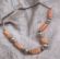 Red Agate & Tuareg Silver Bead Necklace