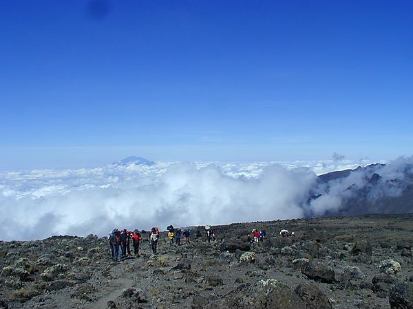 Machame Route, Mt, Kilimanjaro, Tanzania