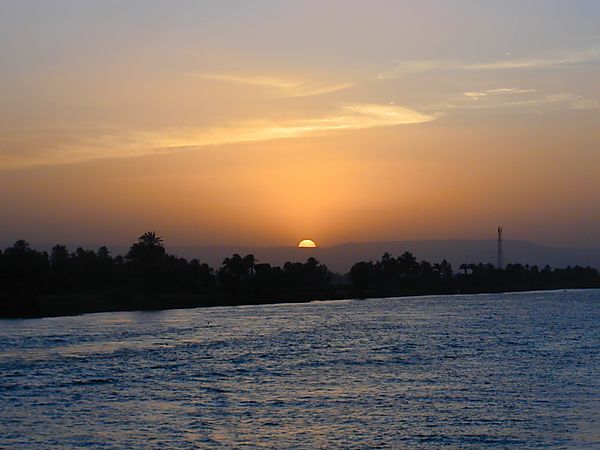 Sunset On The Nile, Egypt
