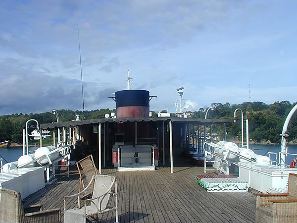 Top Deck Of The Ilala, Malawi