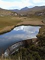 Dam in Golden Gate National Park, South Africa