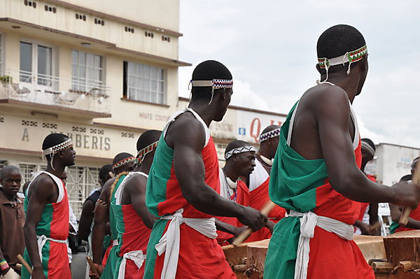 The Royal Burundi Drummers In Action Downtown Bujumburra
