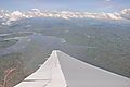 flying over Rwanda a few minutes from Kigali by air