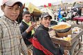 Young Guys Selling Chickpeas To Eat At The Imilchil Marriage Festival Souk