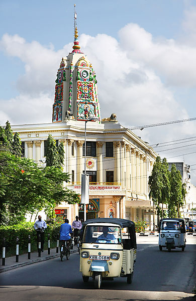 Hindu Temple In Mombasa.