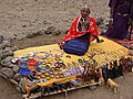 Masaai market; traditional wares