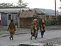 Roadside scene, Lake Manyara village