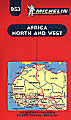 Main Road Map 953: Africa, North and West
