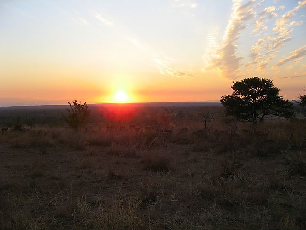 Sunset, Zambia