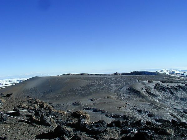 View From Uhuru Peak, Kilimanjaro, Tanzania