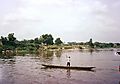 Pirogue On Zaire River
