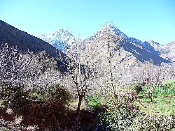 Mount Toubkal From Imlil