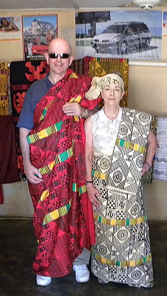 Me And My Tour Mate Trying To Look Like Ashanti Royalty.