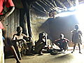 Interior Of A Hut At Lobi Village In Wechiau.