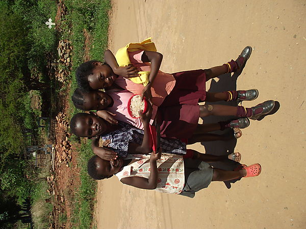 School Children At Balloon