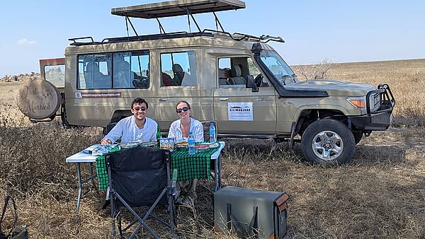 Honeymoon at serengeti national park