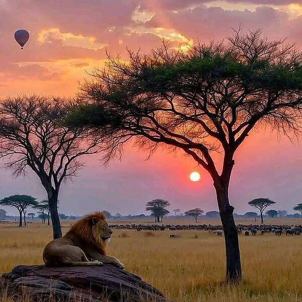 Majestic Dawn in the Wild