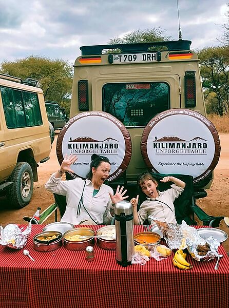 Safari smiles in the wil nature