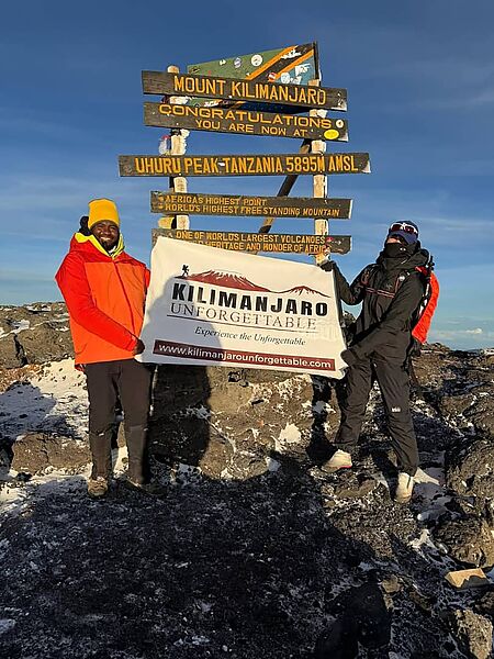 Triumph. Grit. The Summit of Africa. 