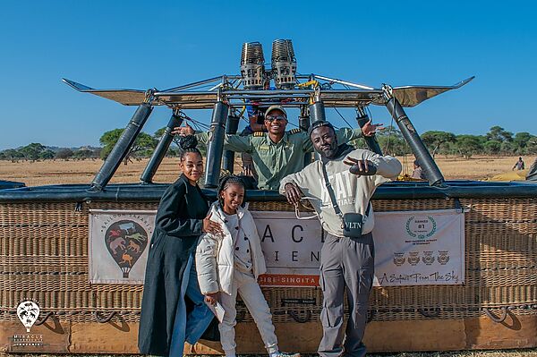 Up into the Serengeti skies we rise. 