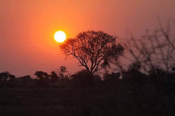 Sunset near Skukuza