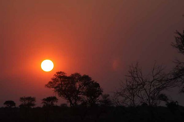 Sunset over Kruger