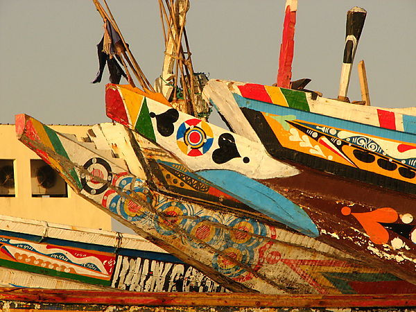 Fishing Fleet On The Beach.