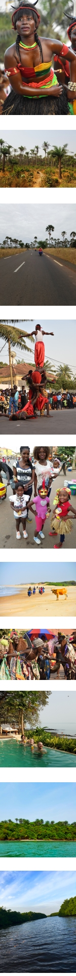 From Dakar to Carnival in Bissau on Scooters